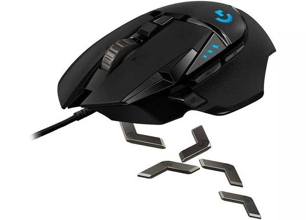 Logitech G502 Hero tem 11 botões programáveis e iluminação com 16,8 milhões de cores