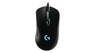 Logitech G403: mouse tem borrachas laterais para maior conforto