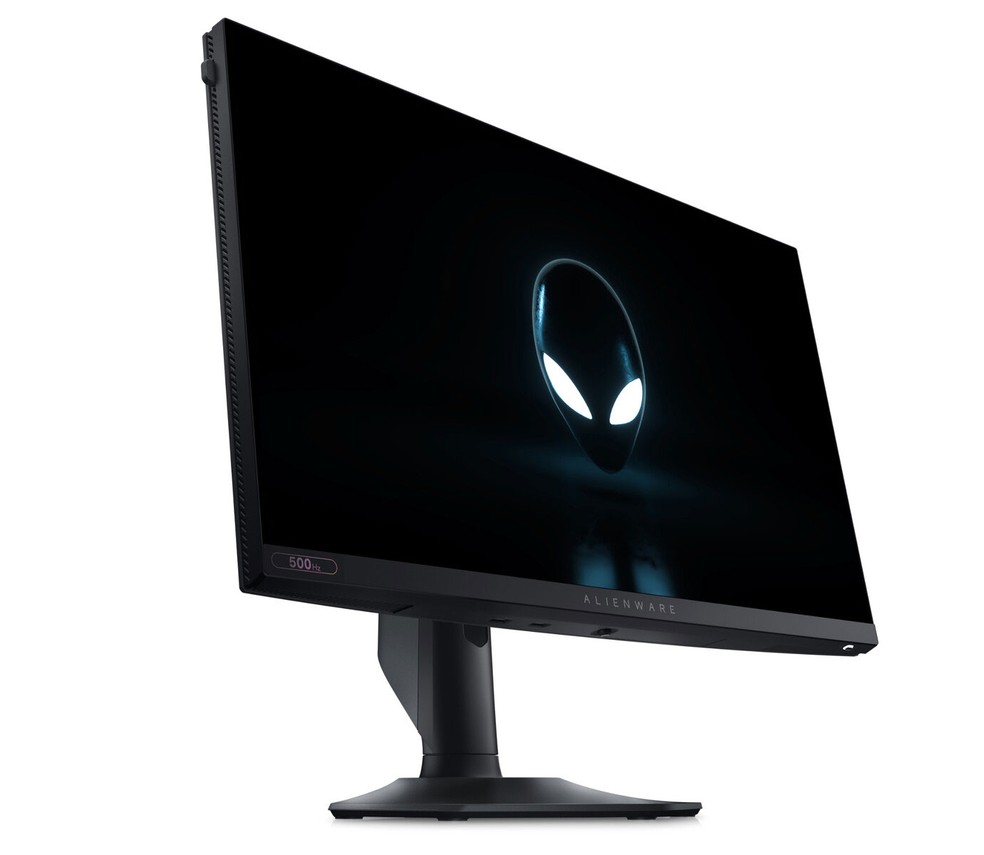 Alienware AW2524HF está disponível somente na cor preta — Foto: Divulgação/Dell