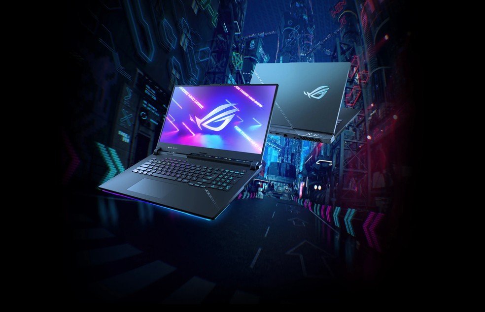 ROG Strix Scar 17 será o primeiro notebook com o novo processador AMD — Foto: Divulgação/Asus