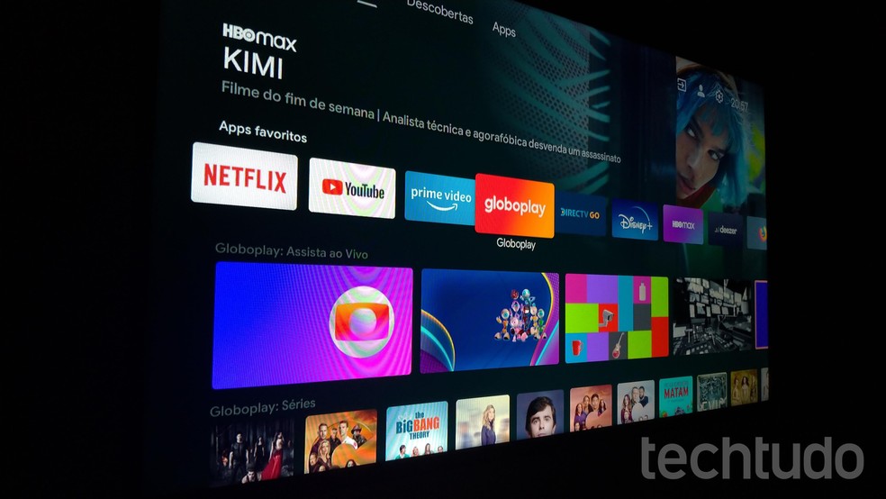 Reproduzir conteúdos em 4K de plataformas de streaming é uma forma simples de testar a resolução da TV — Foto: Rafael Leite/TechTudo