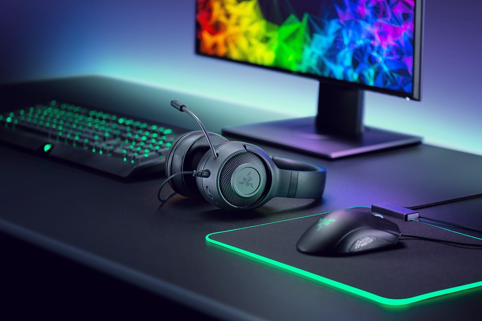 Razer Kraken X Lite Multi Plataform é um modelo de headset universal — Foto: Divulgação/Razer