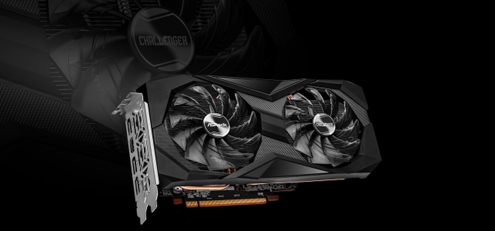 RX 6600 tem compatibilidade com Ray Tracing e realiza upscalling com FSR — Foto: Divulgação/Asrock