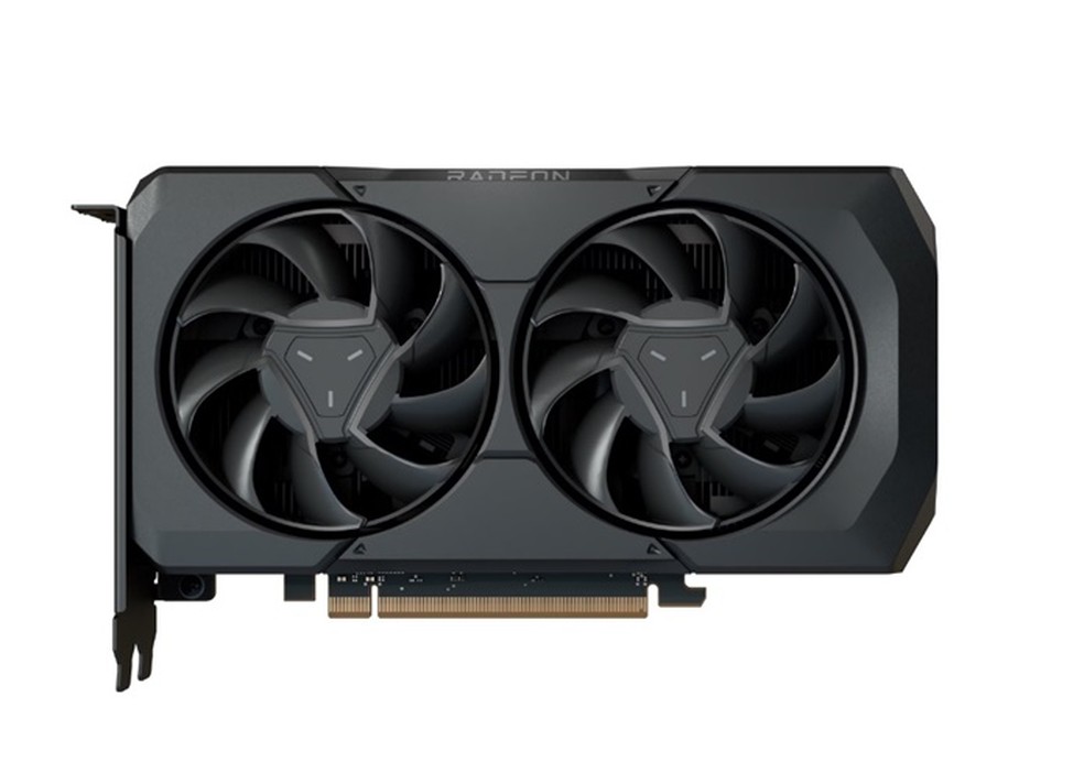 RX 7600 apresenta desempenho superior à RTX 3060, mas perde em eficiência energética — Foto: Divulgação/AMD