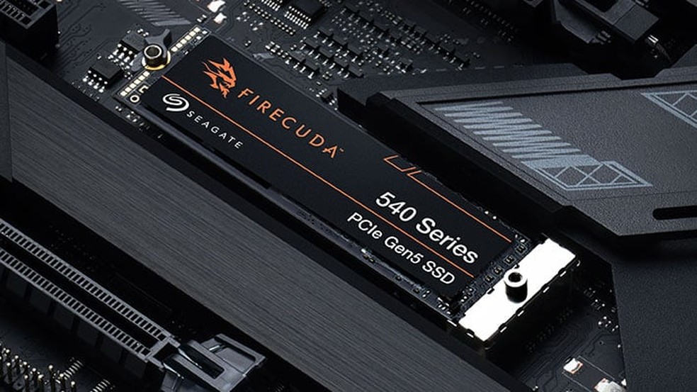 FireCuda 540 é a opção da Seagate entre os SSDs PCIe 5.0 — Foto: Divulgação/Seagate