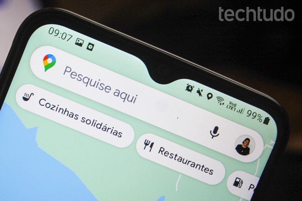 Google Maps também mostra o trânsito em tempo real — Foto: Marcela Franco/TechTudo