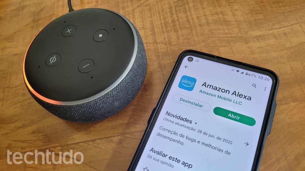 Restaurar a Alexa ou a Amazon Echo para as configurações de fábrica é simples — Foto: Lucas Santos/TechTudo