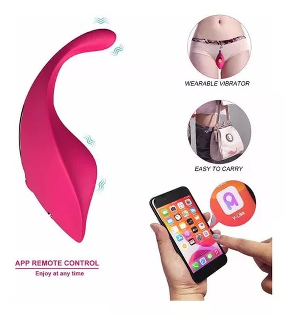 Mini Vibrador Wireless é discreto — Foto: Divulgação/Aphrodisia