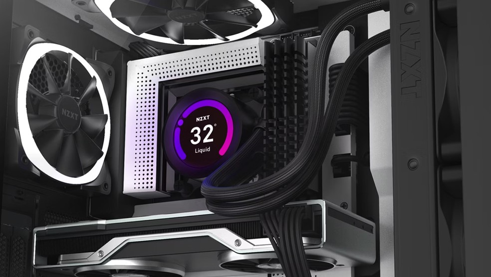 Water Cooler NZXT: 6 modelos para resfriar seu PC por a partir de R$ 834 — Foto: Divulgação/NZXT