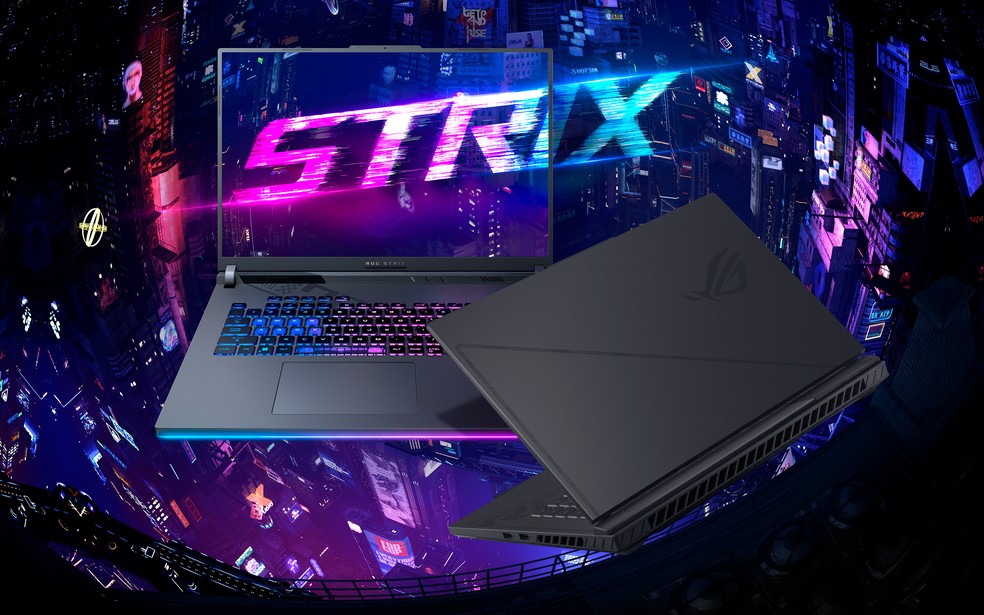 Asus ROG Strix G16 em review: desempenho impecável, preço proibitivo — Foto: Divulgação/Asus