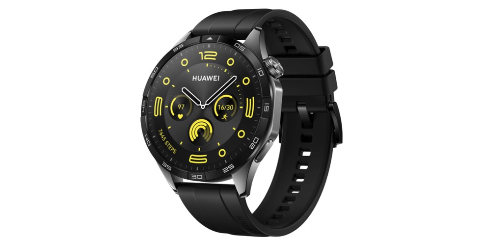 Huawei Watch GT4 na versão de 46 mm — Foto: Divulgação/Huawei