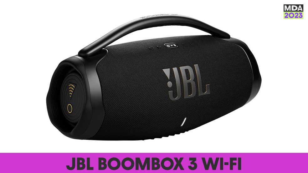 Boombox 3 Wi-Fi é um modelo mais robusto de caixa de som JBL — Foto: Divulgação/JBL