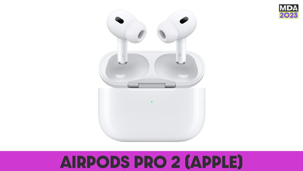 AirPods Pro 2 recebeu case com USB-C em 2023 — Foto: Divulgação/Apple