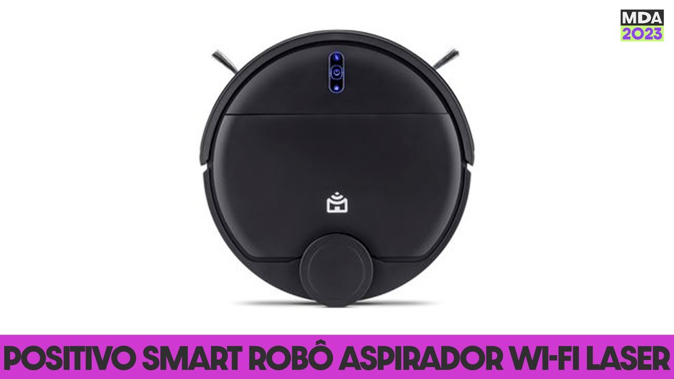 Positivo Smart Robô Aspirador Wi-Fi Laser — Foto: Divulgação/Positivo