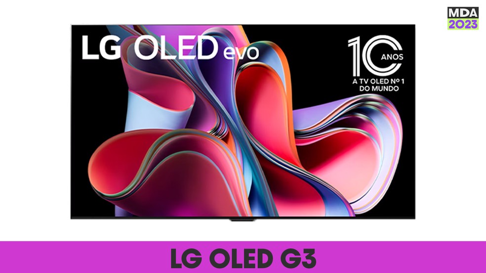 LG OLED evo G3 é a TV topo de linha da fabricante — Foto: Divulgação/LG