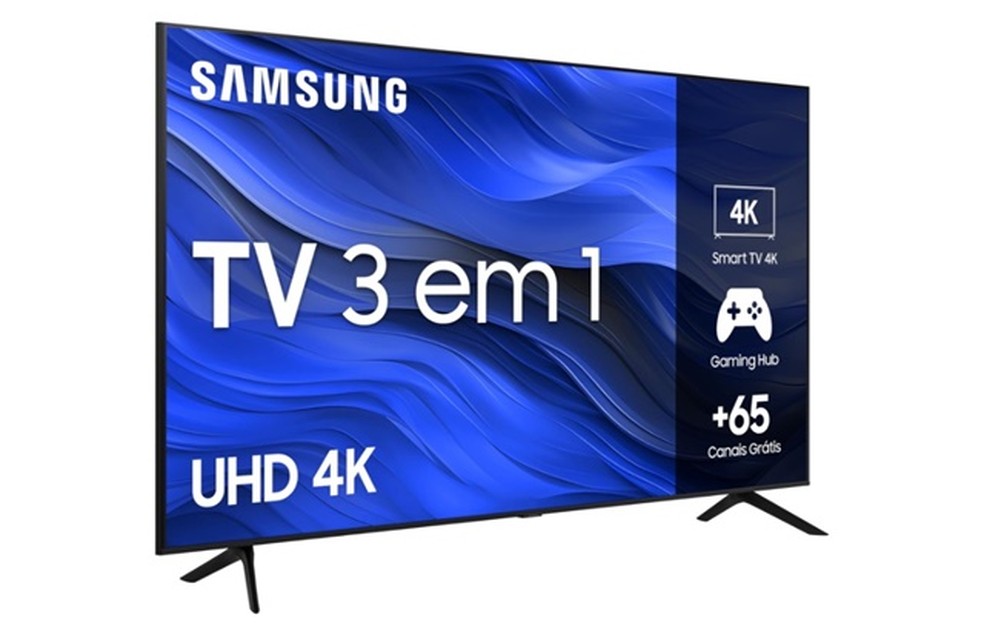 Samsung 43CU7700 é um dos modelos mais modernos da Samsung no mercado brasileiro — Foto: Reprodução/Amazon