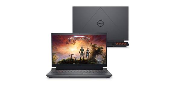 O Dell G15-i1300-A50P conta com uma placa de vídeo dedicada Nvidia RTX 3050