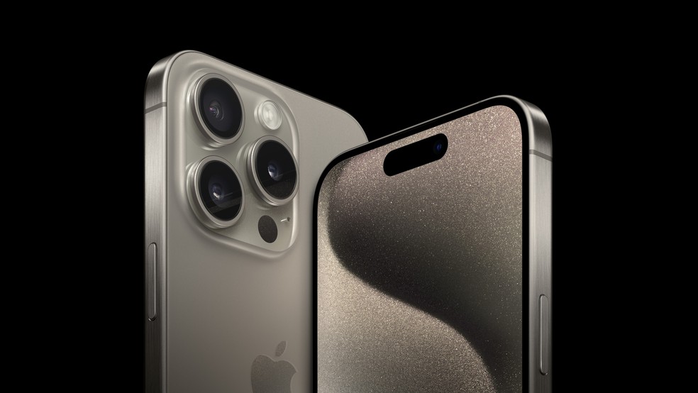 Recém-lançado, o iPhone 15 Pro já ficou para trás em relação ao Snapdragon 8 Gen 3 — Foto: Divulgação/Apple