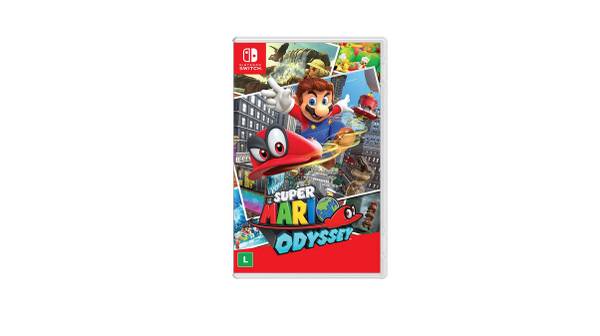 Capa do game "Super Mario Odyssey"