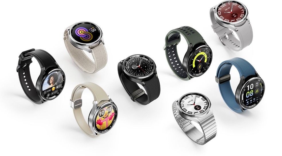 Galaxy Watch 6 pode ser personalizado com diversos tipos de pulseiras — Foto: Divulgação/Samsung