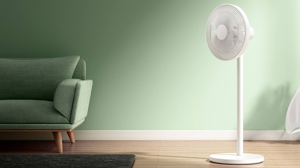 O ventilador sem fio da Xiaomi é um dispositivo inteligente que pode ser controlado pelo celular — Foto: Divulgação/Xiaomi