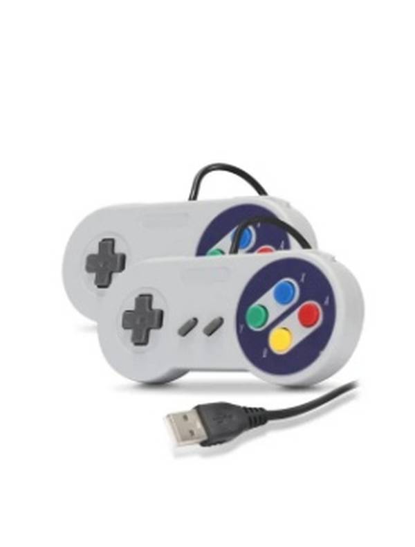 Os controles Retrô de Snes, da Briwax, possuem design semelhante aos do console Super Nintendo