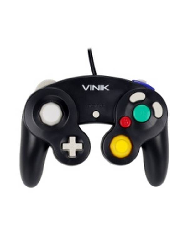 O Vinik GC possui formato que lembra o controle do console Nintendo GameCube