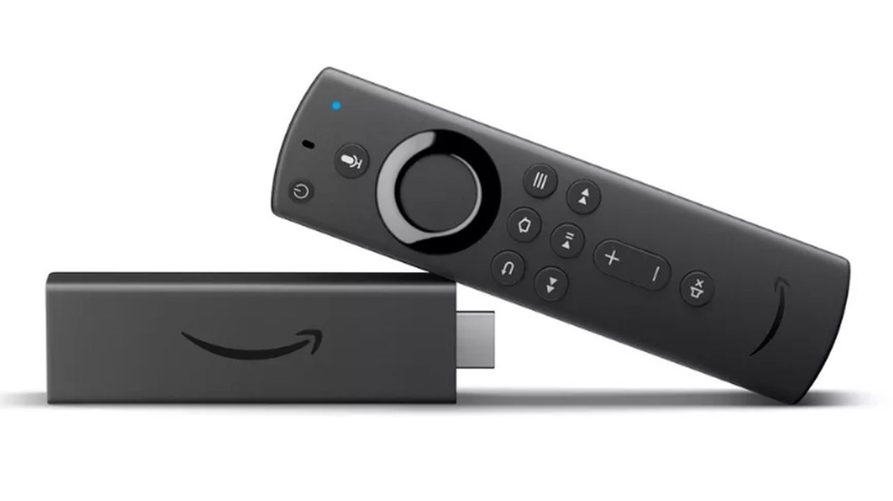 Fire TV Stick 4K tem formato compacto e faz streaming em Ultra HD — Foto: Divulgação/Amazon