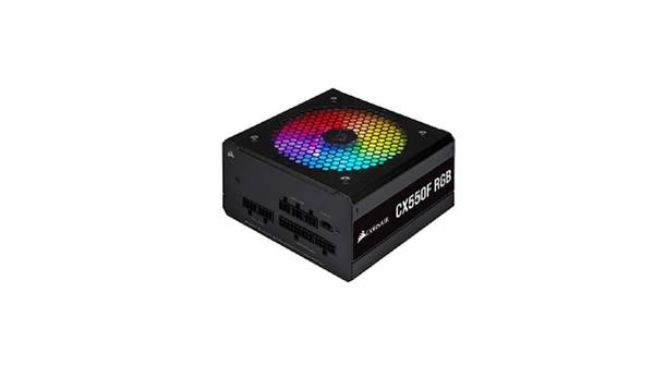 A Corsair CX550F RGB possui 550 W de potência