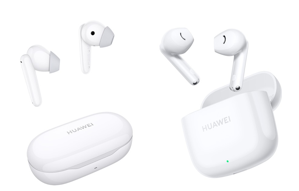 Veja o comparativo entre o FreeBuds SE e o FreeBuds SE 2 da Huawei  — Foto: Divulgação/Huawei