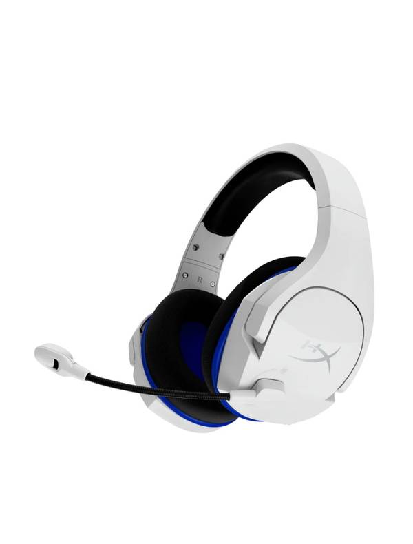 HyperX Cloud Stinger Core — Headset gamer sem fio Branco Azul — PS5 PS4