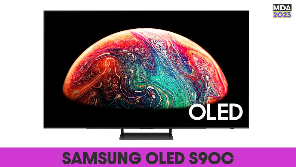 Samsung S90C é a primeira OLED da marca no Brasil — Foto: Divulgação/Samsung