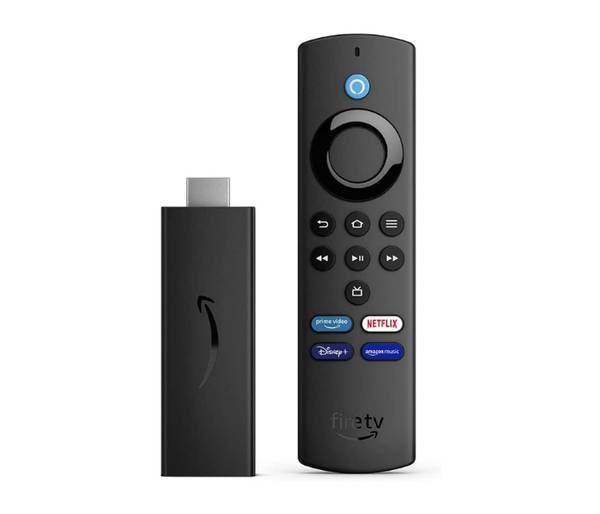 O controle Fire TV Stick Lite possibilita acesso facilitado a diversos serviços de streaming