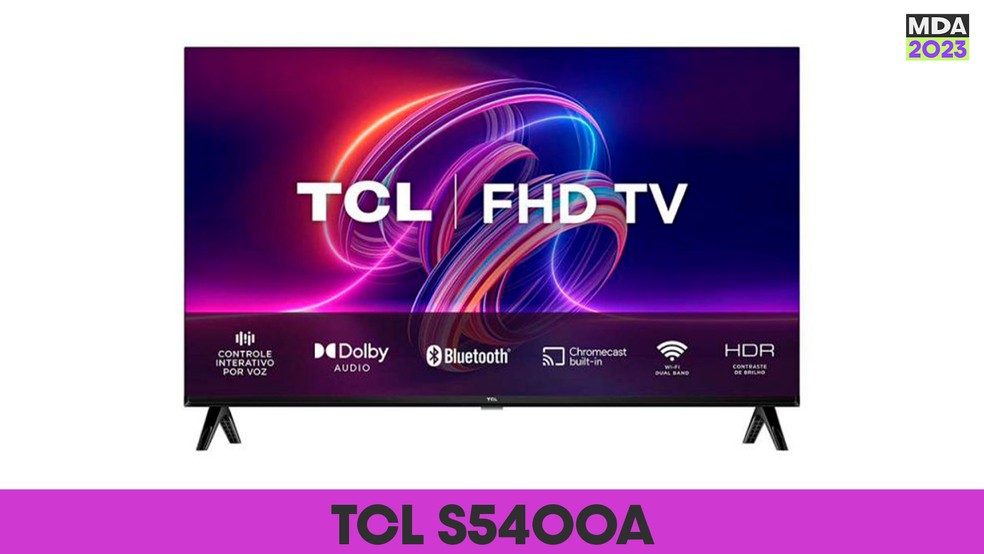 TCL S5400A é uma smart TV com resolução Full HD — Foto: Divulgação/TCL