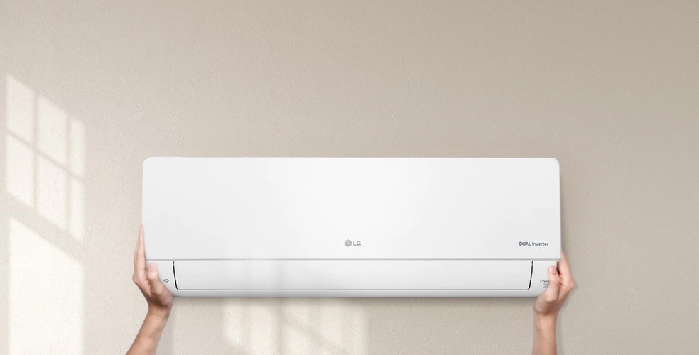 Dual Inverter split LG é um modelo de ar-condicionado com a tecnologia inverter — Foto: Divulgação/LG