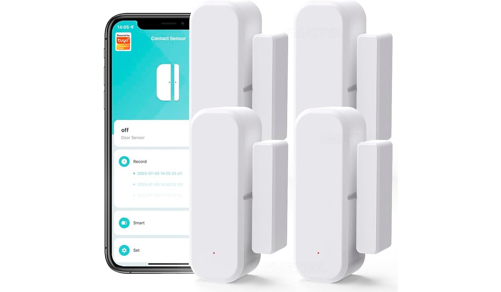 Sensor Smatrul para abertura de porta e janela — Foto: Reprodução/Amazon