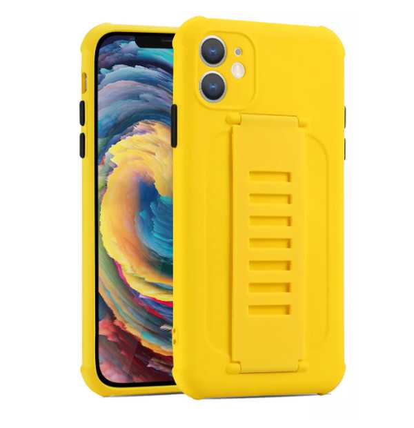 Capa de celular com suporte para mão