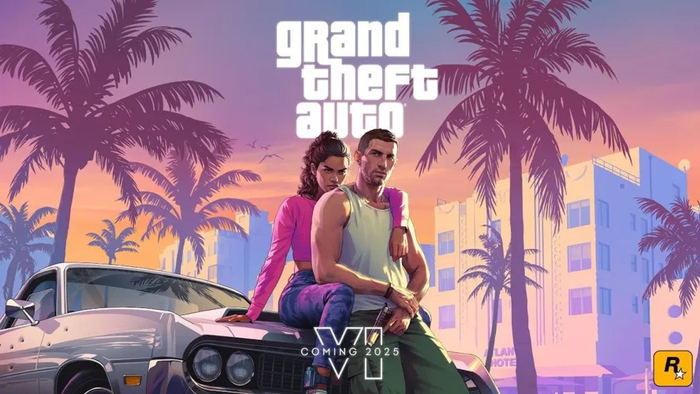 GTA VI trará dois protagonistas, Lucia e Jason. Game será lançado apenas em 2025 — Foto: Divulgação/Rockstar Games