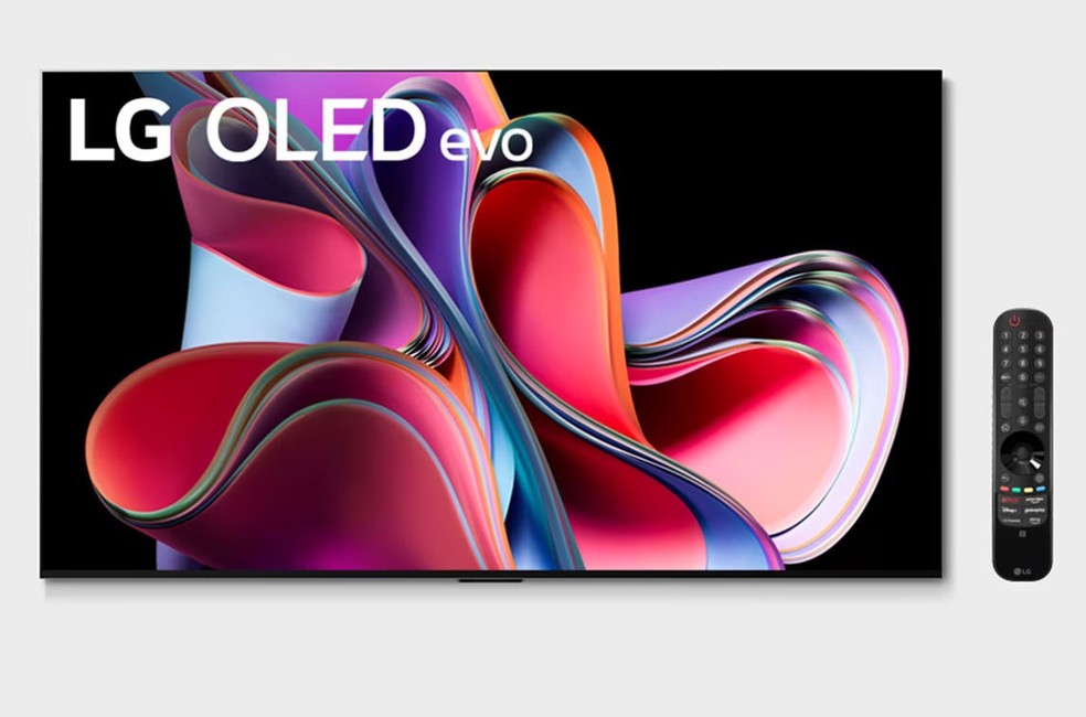 LG OLED G3 tem controle remoto completo com atalhos para streaming — Foto: Divulgação/LG