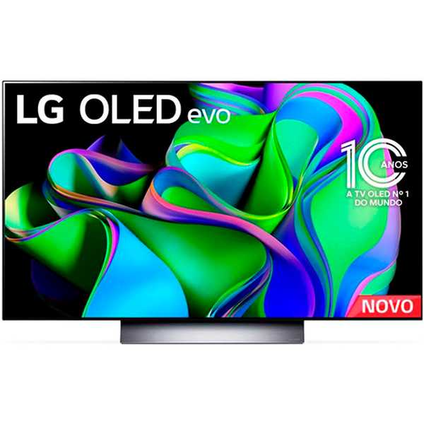 Smart TV 65" 4K LG OLED65C3PSA evo 120Hz G-Sync FreeSync Bluetooth ThinQ AI Alexa Google 4HDMI