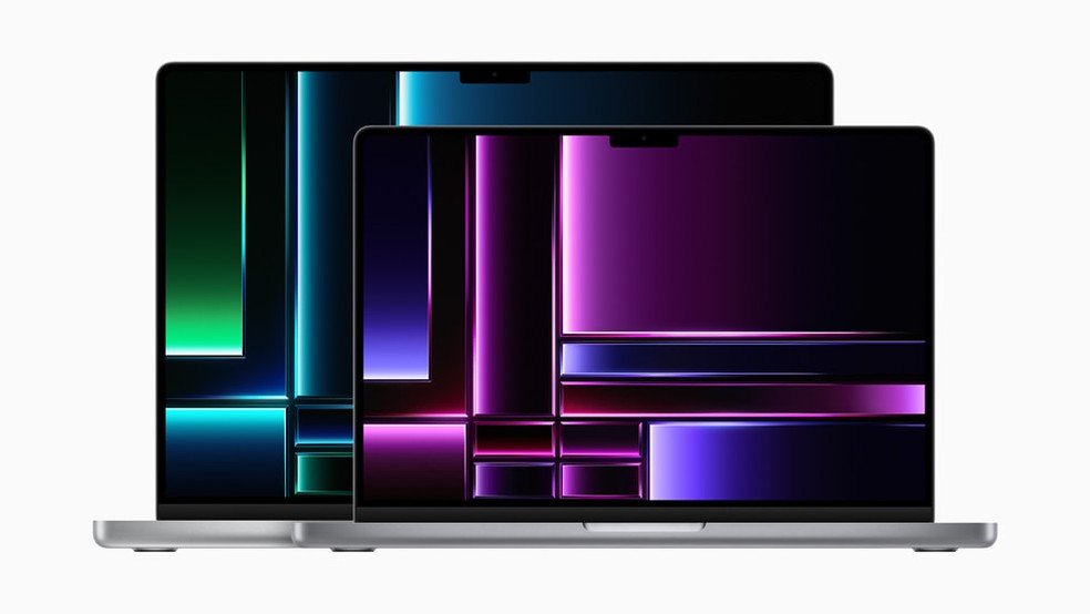 MacBook Pro 2023 promete bateria com duração de até 22 horas — Foto: Divulgação/Apple