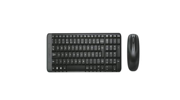 Teclado e Mouse sem fio Logitech MK220