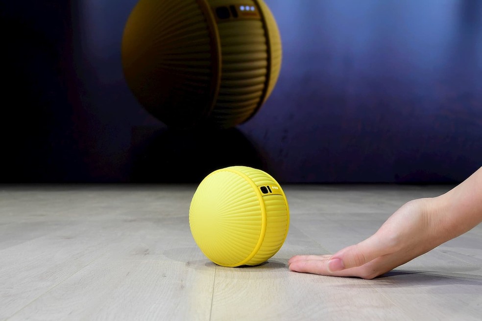 Versão inicial do Ballie, apresentada pela Samsung na CES 2020 — Foto: Divulgação/Samsung