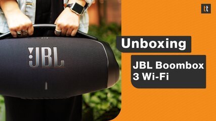 JBL Boombox 3 Wi-Fi: confira o unboxing da caixa de som potente
