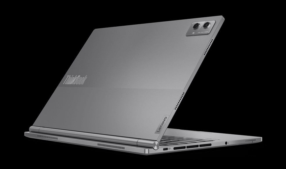 ThinkBook Plus Gen 5 Hybrid é tablet Android e notebook Windows ao mesmo tempo — Foto: Divulgação/Lenovo