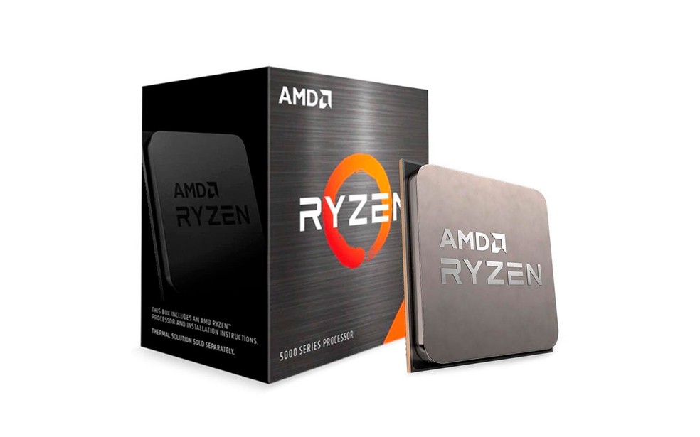 Ryzen 5 5500 é opção mais em conta das linhas mais recentes da AMD — Foto: Divulgação/AMD